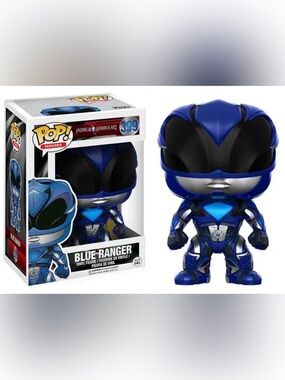 Funko Pop #399 Movies! 2017 Blue Ranger from Power Rangers! No box. GUC